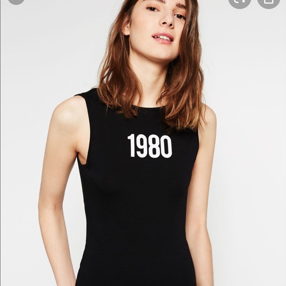 Zara body suit and crop top
